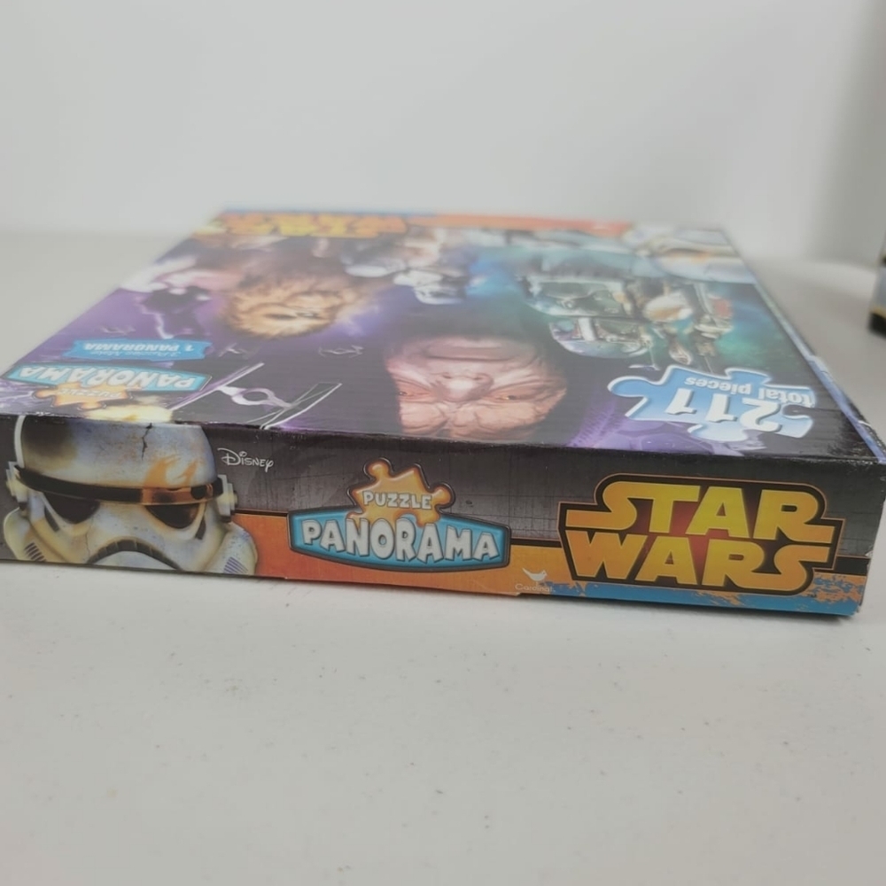 Star Wars 3 Puzzles make 1 Panorama Hans Solo Chewbacca Yoda Luke - Picture 4 of 8